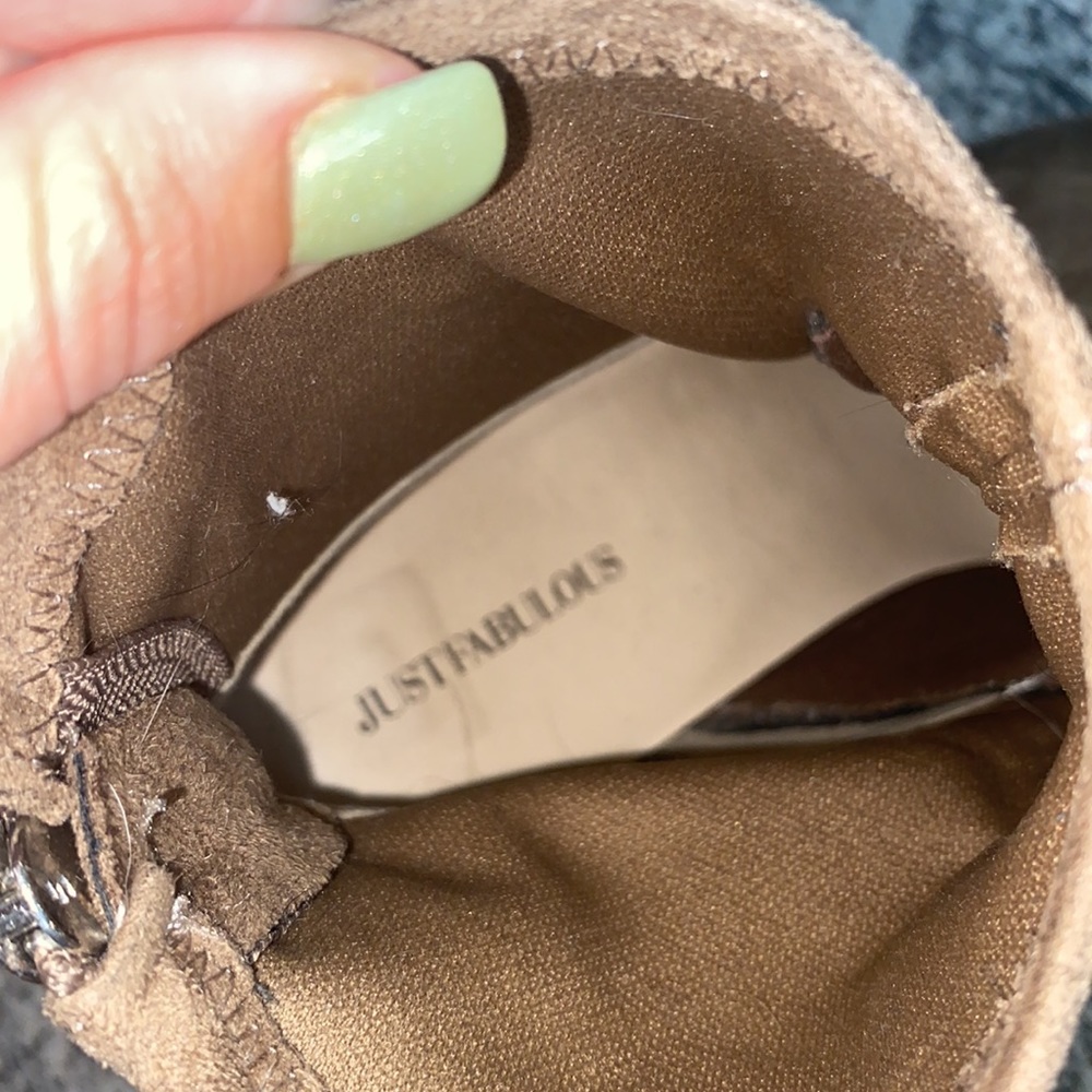 Tan booties! - Picture 5 of 7